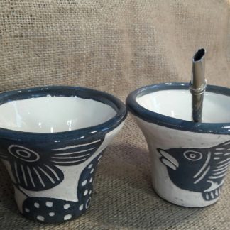Mate conico esgrafiado